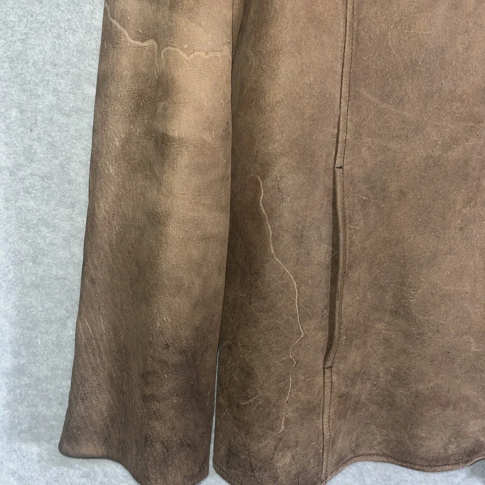 Y2K Wilsons Leather Brown Nubuck Patina Thinsulate Jacket Women's XL Retro‎ 90's